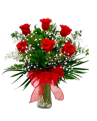 Half a Dozen by East Arrowhead Flower Arrangement