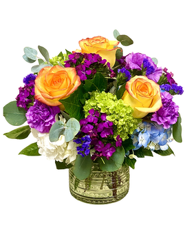 Vivid Blossoms by East Arrowhead Flowers Flower Arrangement