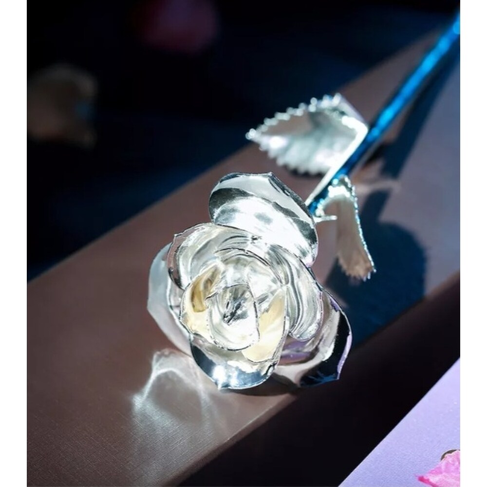 Silver Real Rose Dipped and plated in Silver in Phoenix AZ