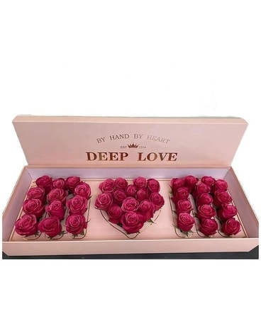 Mother flower box with roses Gifts