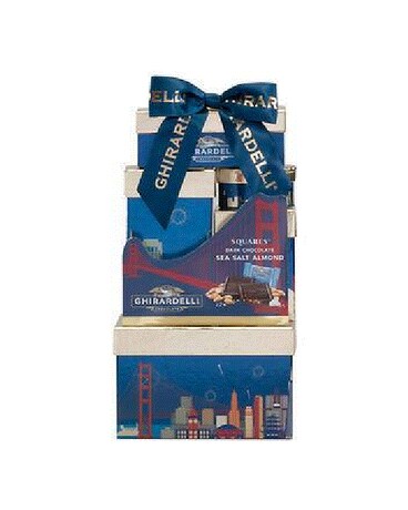 Ghirardelli Gift Tower Gift Basket