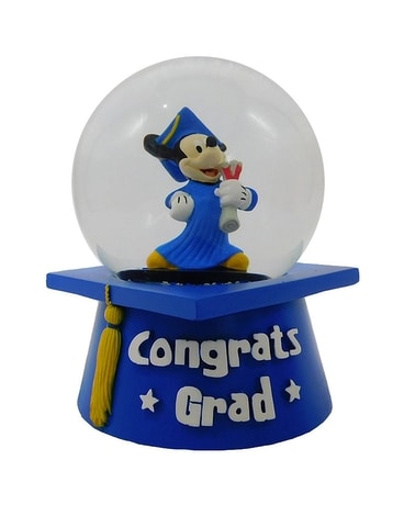 Mickey Graduation Water Globe Gifts