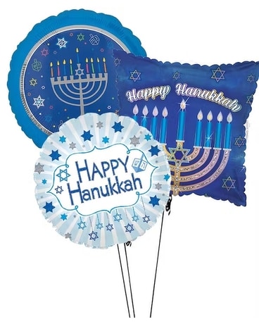 HAPPY HANUKKAH BALLOON BOUQUET Balloons