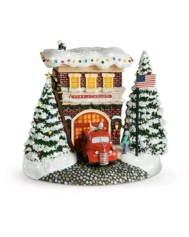 Teleflora's Thomas Kinkade 2019 Festive Fire Stat Gifts