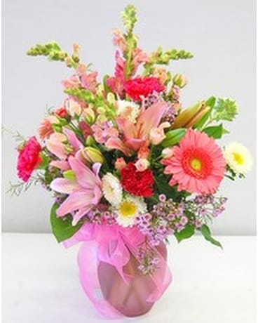 Inglis' Baby Girl Floral Arrangement Flower Arrangement