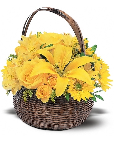 Get Better Basket Flower Arrangement
