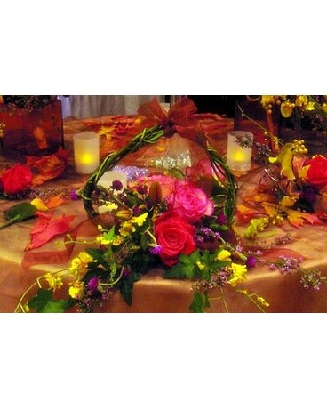 Flower Girl Basket Flower Arrangement