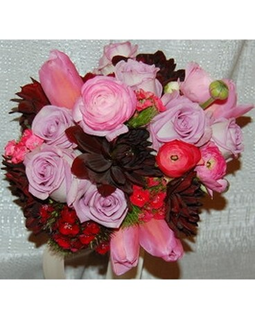 Lush, Velvet And Bold Flower Arrangement