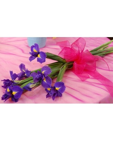 Nothing But Iris Flower Arrangement