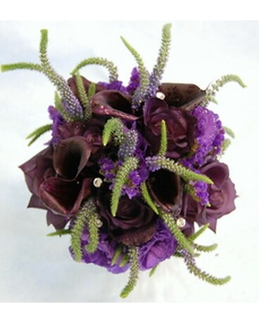 Deep Purple Mini Callas Flower Arrangement