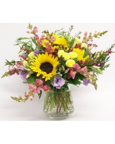Delightfully Bright Flower Arrangement