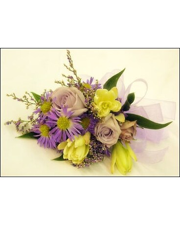 Lavender Corsage Flower Arrangement