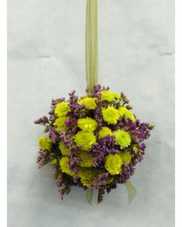 Purple and Green Flower Ball Flower Arrangement