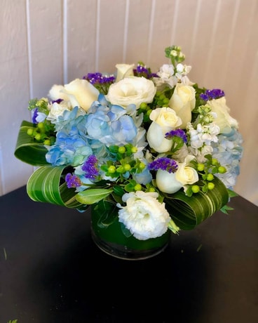 Blue Monday Flower Arrangement