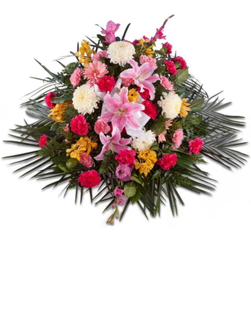 Mixed Flower Flat Spray in Whittier CA - Rose Hills Flower Shop