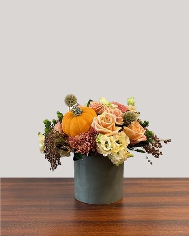 Pumpkin Latte Flower Arrangement