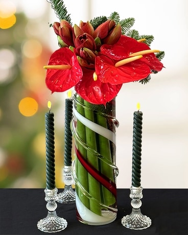 Bright Holidays - Premium Flower Arrangement