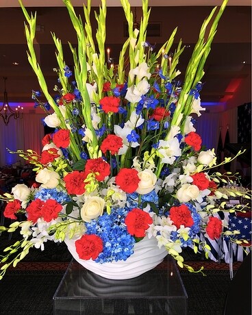 For Our Country Spray Flower Arrangement