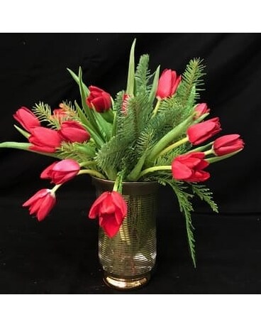 Holiday Kiss 2 Flower Arrangement