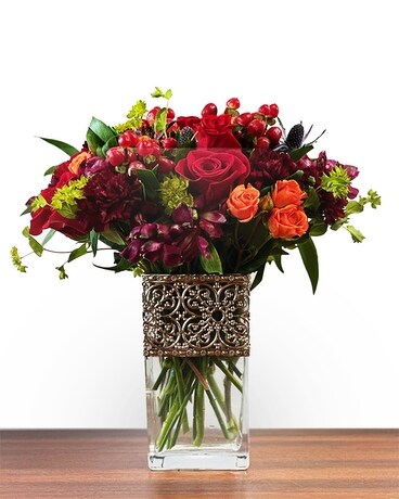 Warm Love - Deluxe Flower Arrangement