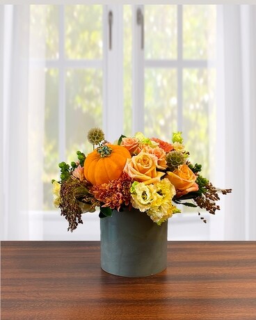Pumpkin Latte Flower Arrangement