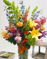Larger & Fuller size,  inches height and  inches wide.