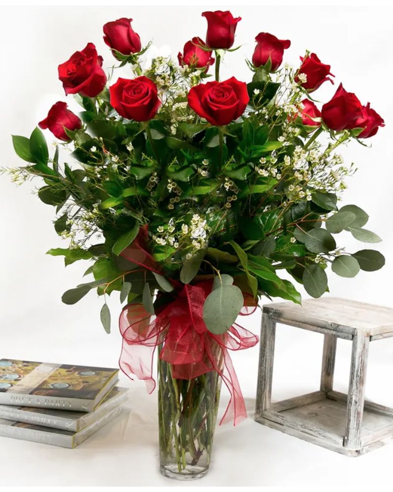 Classic Rose Arrangement in La Jolla CA - Adelaide's