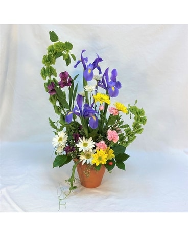 Garden Pot Flower Arrangement