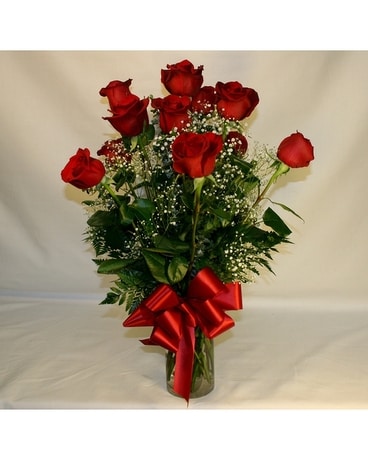 12 Roses Flower Arrangement