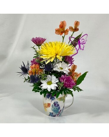 Butterfly Kisses Flower Arrangement