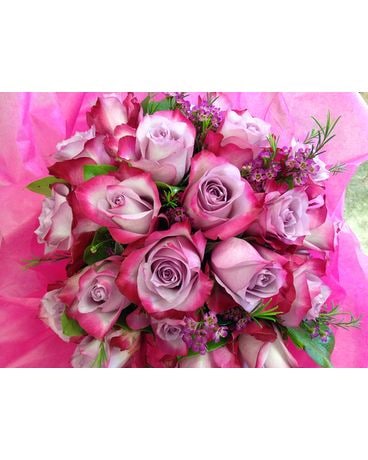 Deep Purple Flower Arrangement