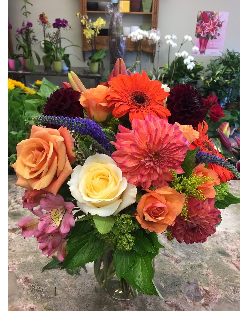 Mix with roses in Berkeley CA - Solano Flower Shop