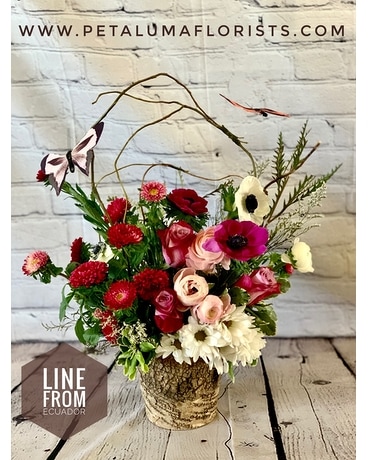 Touch of Butterflies Flower Arrangement