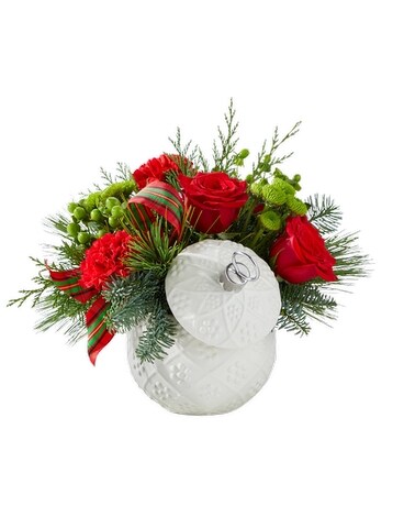 Trimming the Tree Bouquet Flower Arrangement