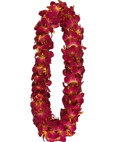 GRADUATION LEIS DOUBLE  BURGANDY AND YELLOW Custom product