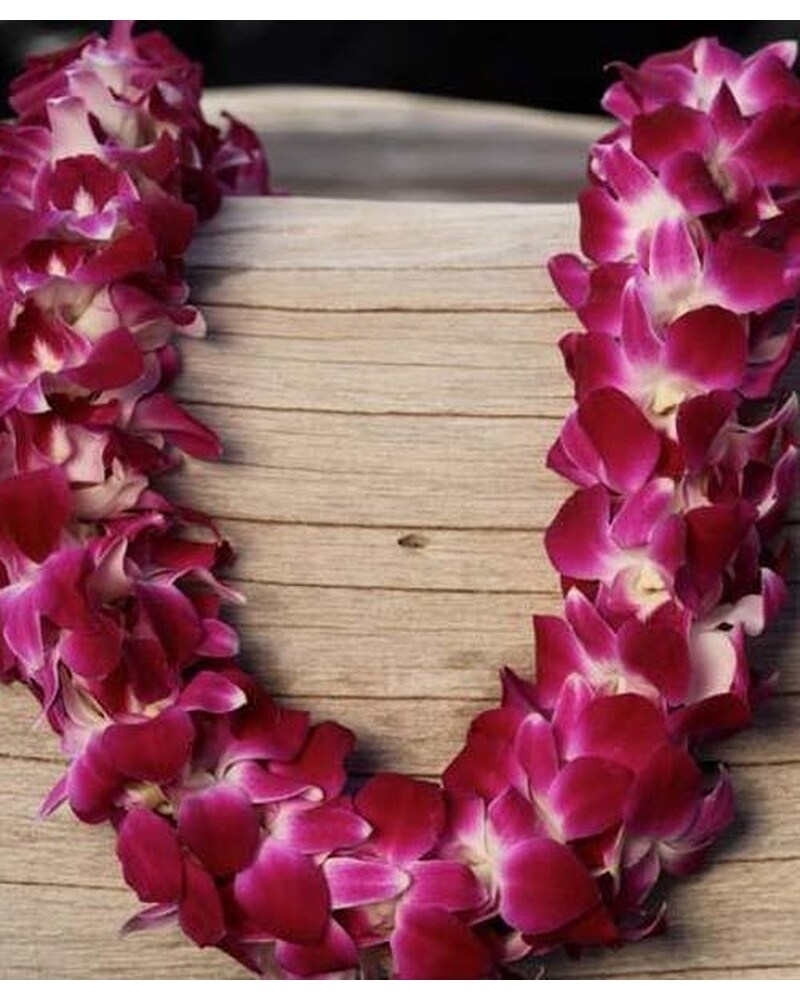 Purple Orchid Lei in San Diego CA - Timeless Blossoms - San Diego