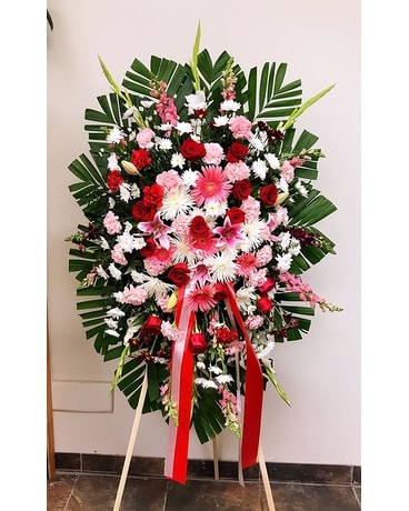 Humorous Spray Funeral Arrangement