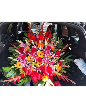 Brighten You Life Bouquet Funeral Arrangement