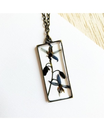 Pressed Flower Resin Necklace Gifts