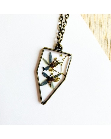 Pressed Flower Resin Necklace Gifts