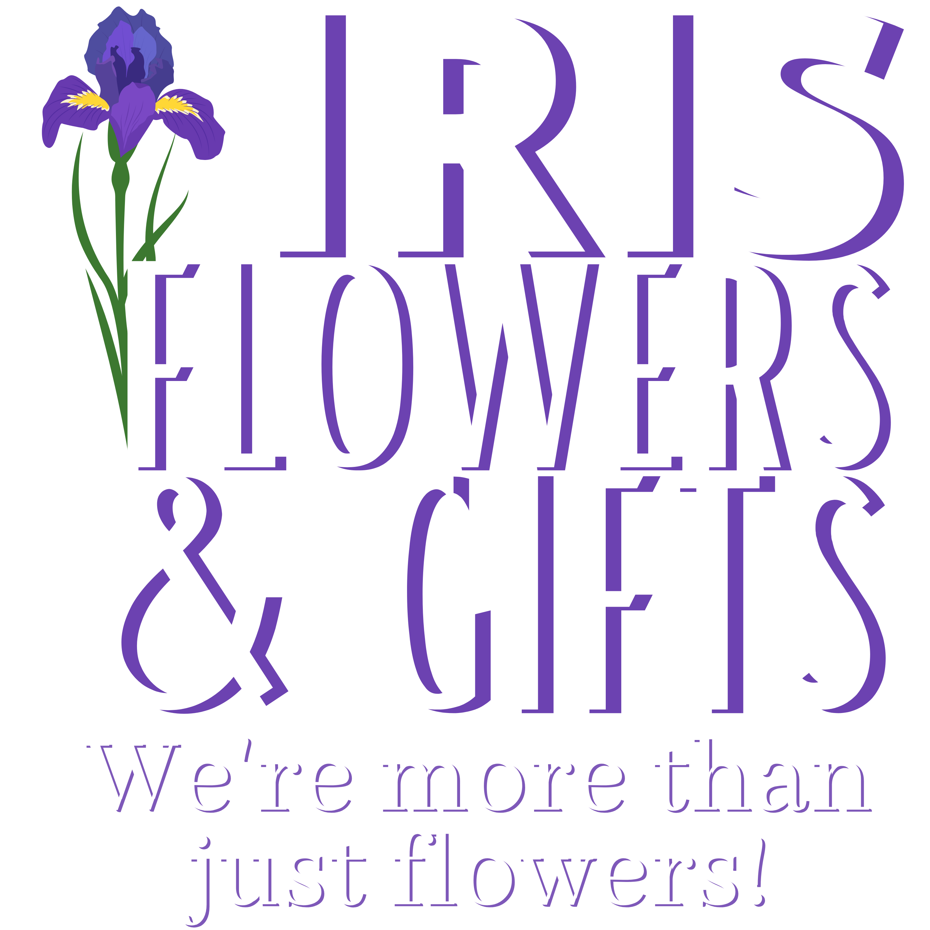 Iris Flowers - Logo