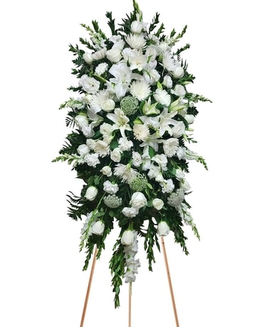 Flawless Spirit Spray Funeral Arrangement