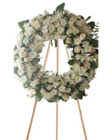 Keeper's Wreath Funeral Arrangement