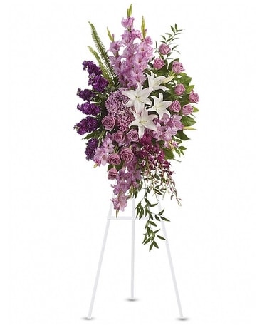 Sacred Garden Spray Funeral Arrangement
