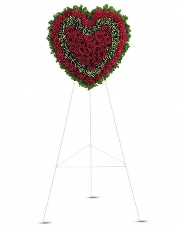 Majestic Heart Funeral Arrangement