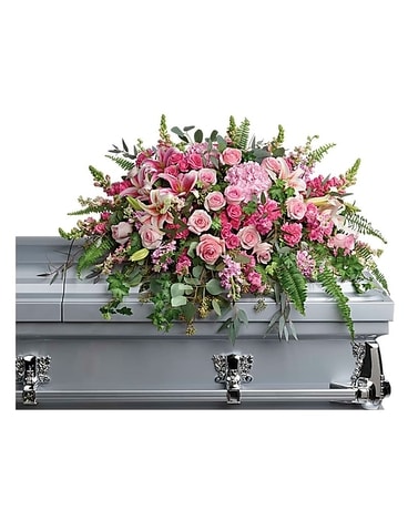 Beautiful Memories Casket Spray Funeral Casket Spray Flowers