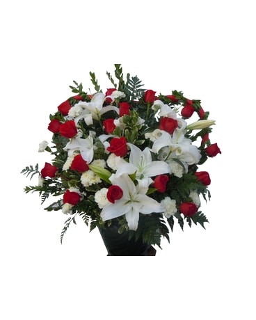 My Heart Is Yours ~ Bucket Arrangement Flower Arrangement