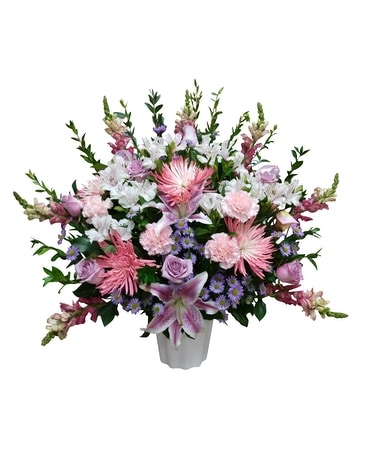 So Pretty ~ Bucket Arrangement Flower Arrangement