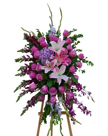 Exquisite Energy ~ Standing Spray Flower Arrangement