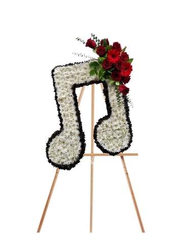 Custom Music Note ~ Choose Your Colors in Mission Hills CA - Florist of ...